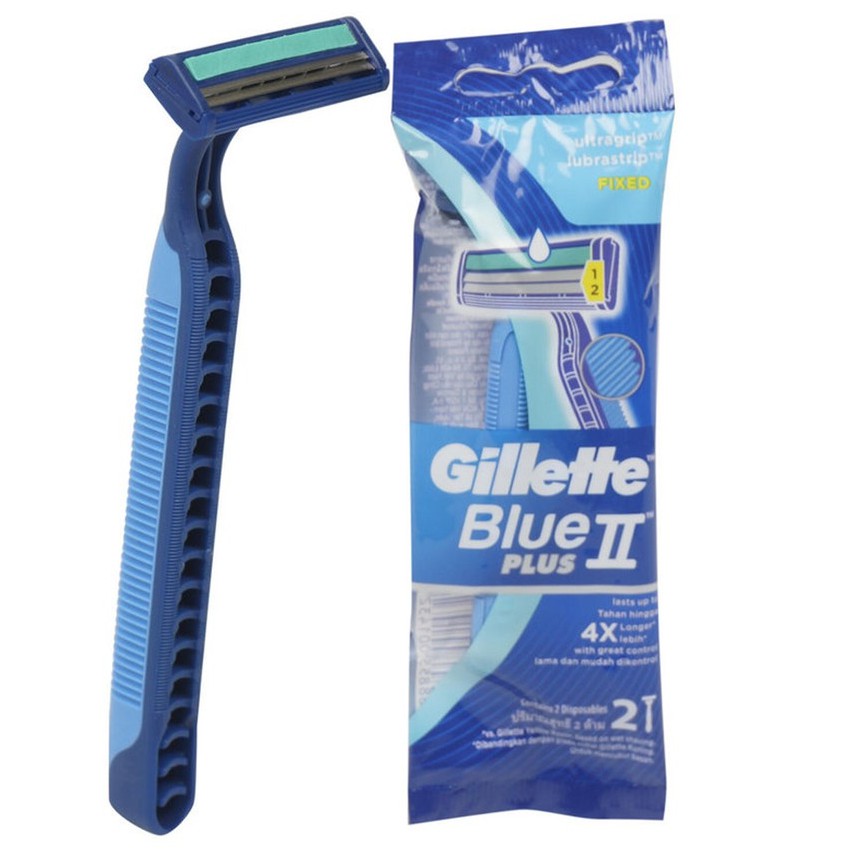 Dao Cạo Râu Gillette Blue 2 Plus Lưỡi Kép Blue 2 Plus