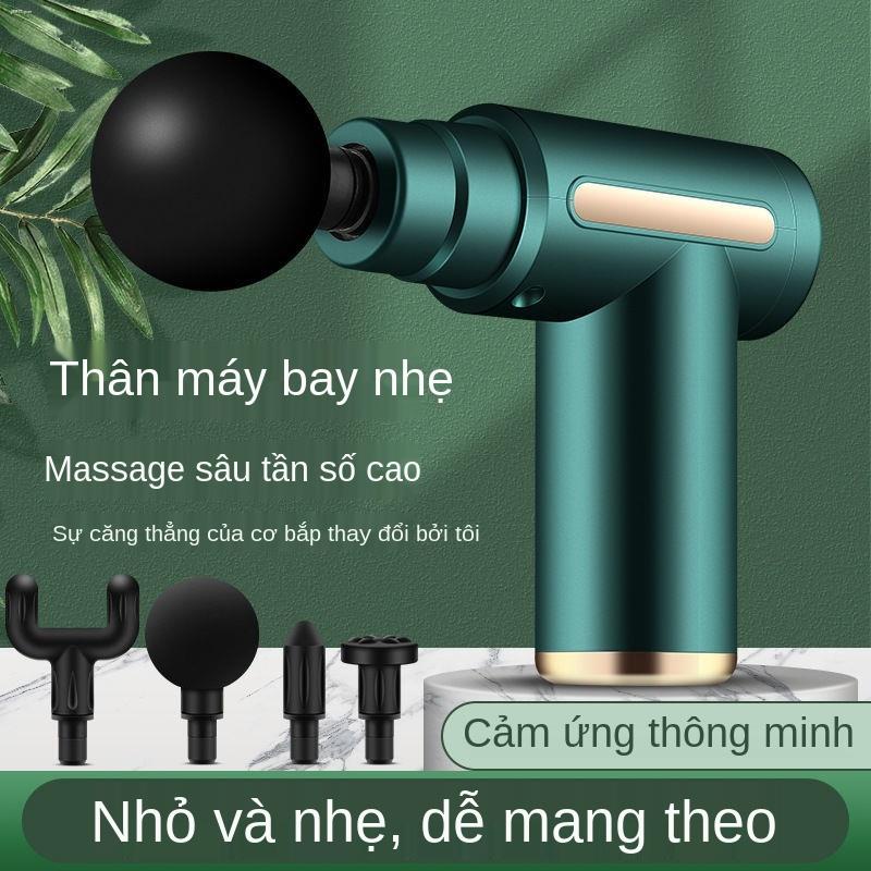 ₪Fascia gun mini thư giãn cơ massage thiết bị tập thể dục tại nhà giải nén tạo tác điện đa chức năng rung cổ màng