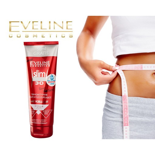 KEM TAN MỠ GIẢM CÂN EVELINE SLIM EXTREME 3D ĐỎ