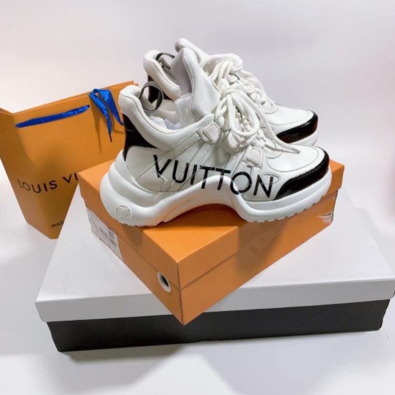 H(ẢNH THẬT) Giày Thể Thao Nữ Đế 5p Dây Buộc DaMềm Êm Fullbox Bill Túi Cao Cấp