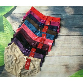 [Thanh lý] Sỉ 10 quần lót chéo cạp, viền ren quyến rũ từ 40-55 kg 5779 (ảnh thật)