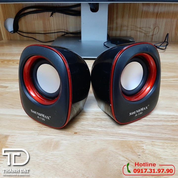 Loa máy tính mini cổng usb dùng cho máy tính, laptop - Sound max A130