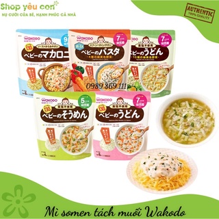 Mì somen, udon, nui wakodo cho bé ăn dặm từ 5m+