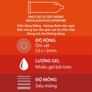 Bao Cao Su Masculan Das Kondom Pur