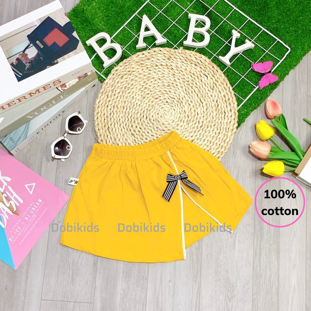 Quần Váy Bé Gái Thun 100% Sợi Cotton Mềm Mát Co Giãn Tốt (8-24kg)