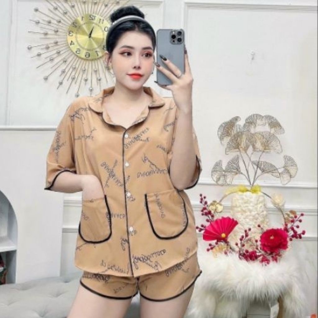 Đồ Ngủ Nữ BIGSIZE Đồ Ngủ Lụa cao cấp mềm mại xinh xắn < 70KG