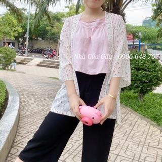 [ẢNH GẤU CHỤP] Khoác kimono voan hoa nhí cực xinh