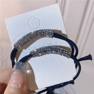 Dây cột tóc đính đá lấp lánh phong cách hàn quốc thời trang cho nữ