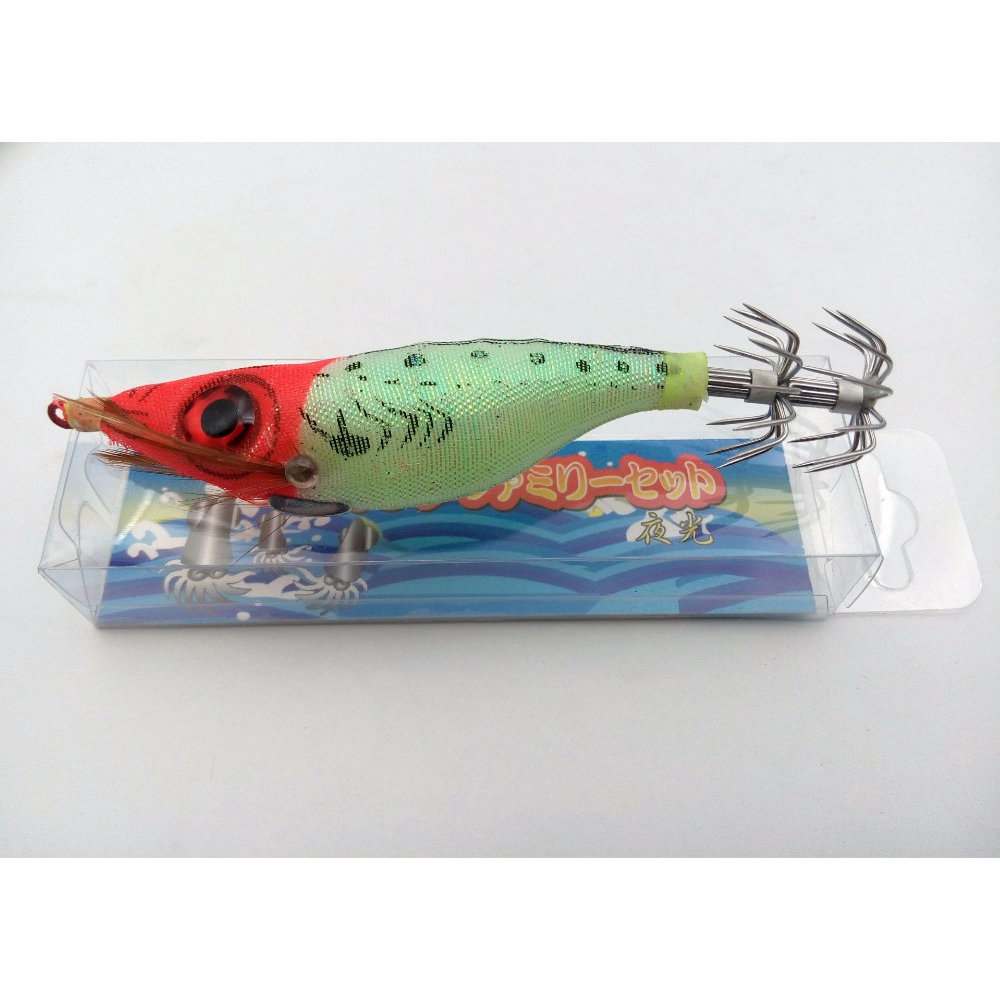 Mồi Giả Câu Cá Hình Con Mực 10cm/9g Có Móc Câu