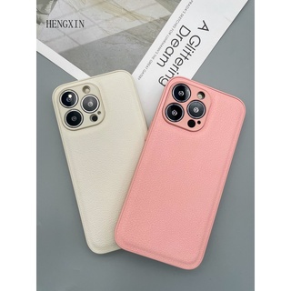 Solid leather phone case suitable for iPhone 14 13 12 11 pro max shock protection case