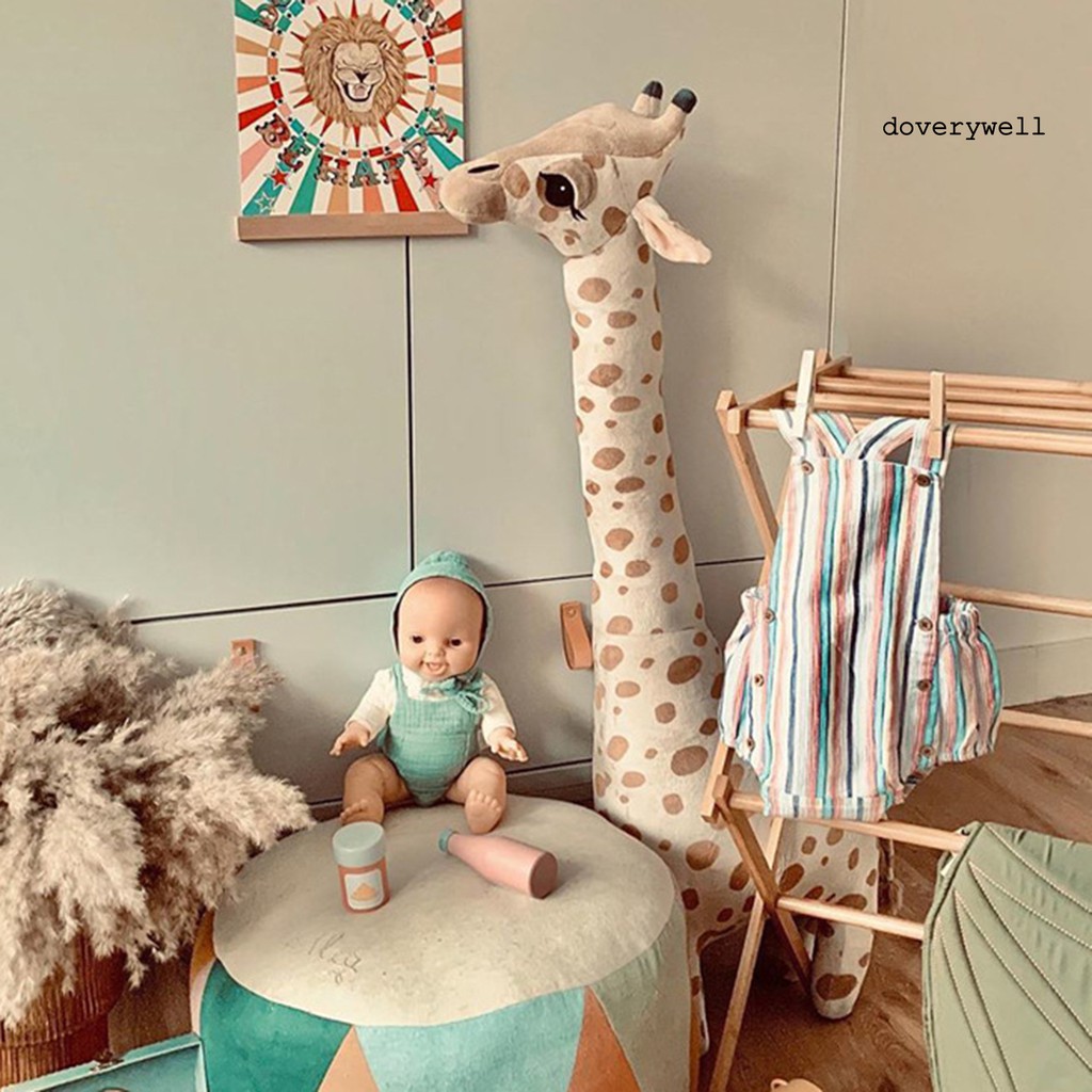 Thú Nhồi Bông Hình Hươu Cao Cổ Hoạt Hình Cho Bé