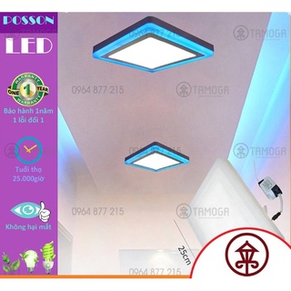 Đèn ốp trần viền xanh dương OT 2086