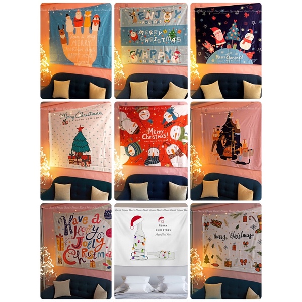 Tranh vải canva Xmas mẫu mới