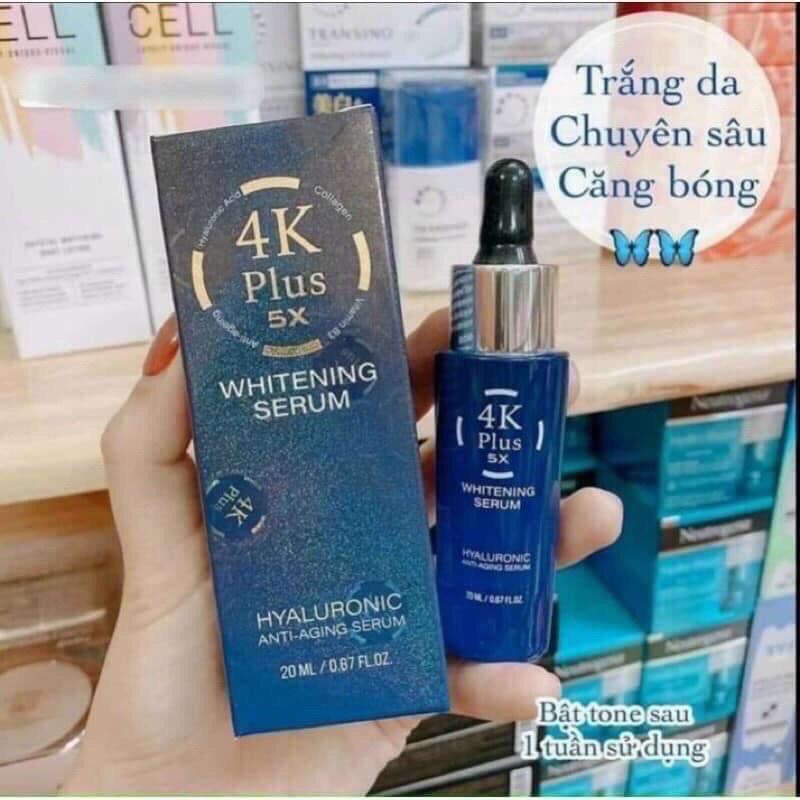 Serum 4k plus Thái Lan giúp dưỡng trắng se khít lỗ chân lông