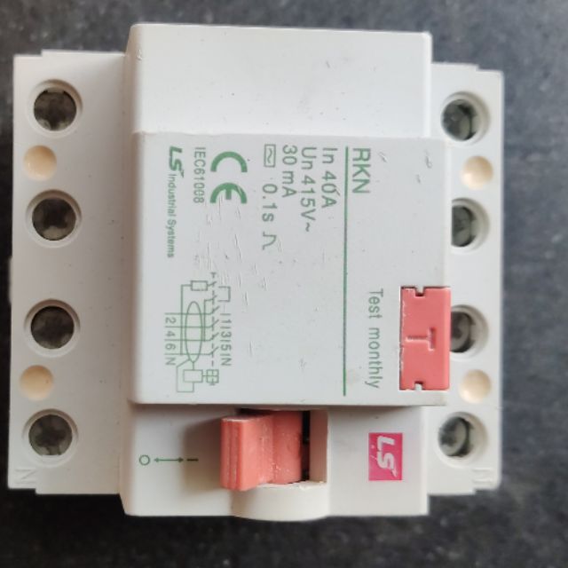 CB chống giật 3pha RKN 40A, LS Hàn Quốc