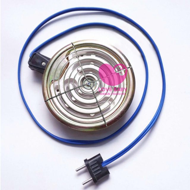Bếp điện mini hơ lá trầu