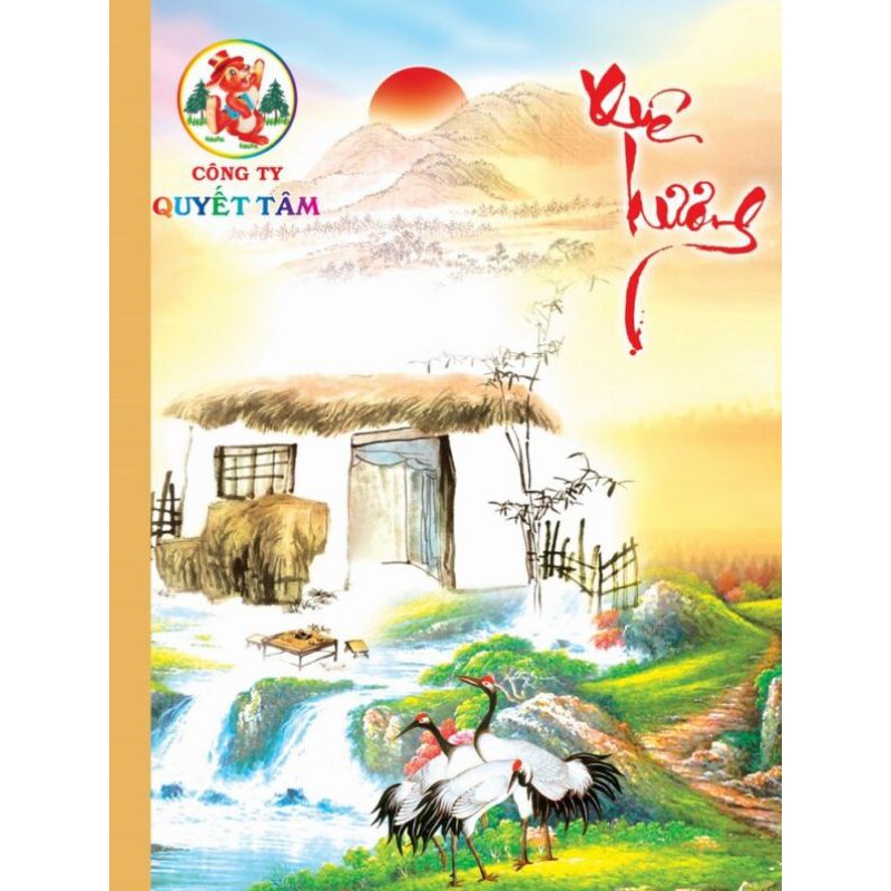Tập 96tr giá rẻ Quê Hương giấy mỏng