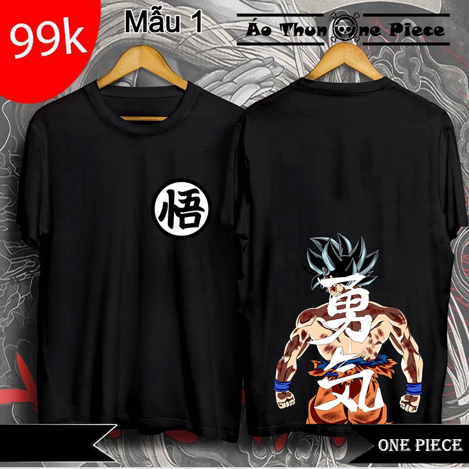 ⚡️FREESHIP⚡️Áo Thun In Hình Dragon Ball - Son GoKu "Bảy Viên Ngọc Rồng" Áo Đen 2 Mặt Cực Ngầu [Nhiều Mẫu] - Áo Thun Mang