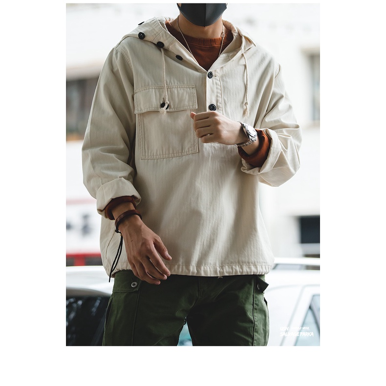 Áo khoác hoodie MADEN phong cách Mỹ cổ điển thời trang