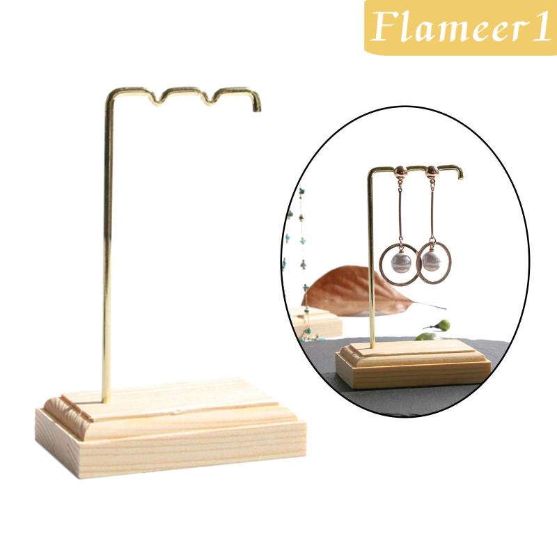 [Flameameer1] Giá Đỡ Trưng Bày Trang Sức Bông Tai Dây Chuyền Gọn Nhẹ