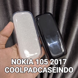 Mềm ốp điện thoại silicon dẻo trong suốt màu đen cho nokia 105 2017 nokia 105 2019