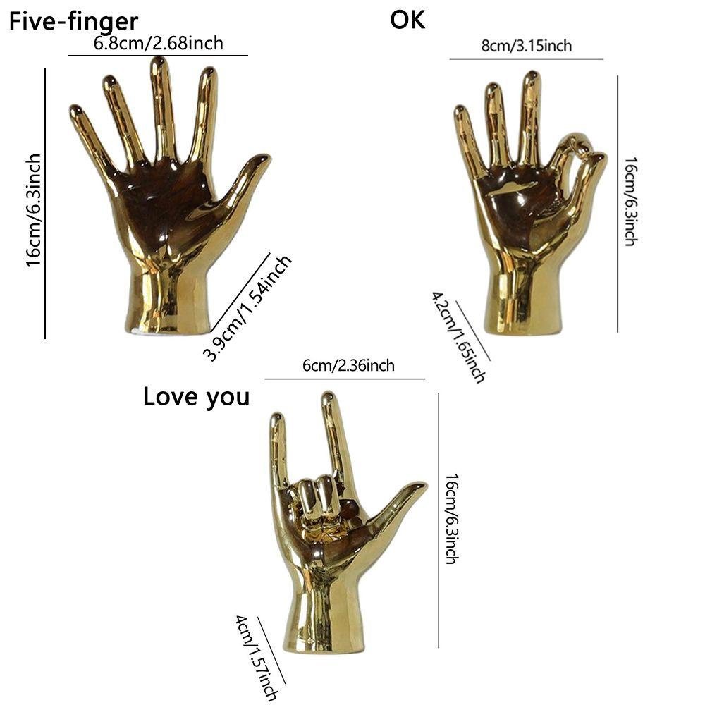 Jane Bức Tượng Điêu Khắc Bằng Ngón Tay Thiết Kế Hiện Đại Nghệ Thuật Thời Trang Trang Trí Bàn