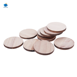 Bộ 10 Miếng Gỗ Tròn 50mm (5Cm)