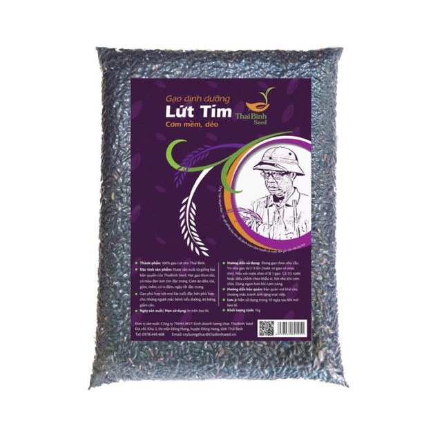 Gạo Dinh dưỡng Lứt Tím ThaiBinh Seed