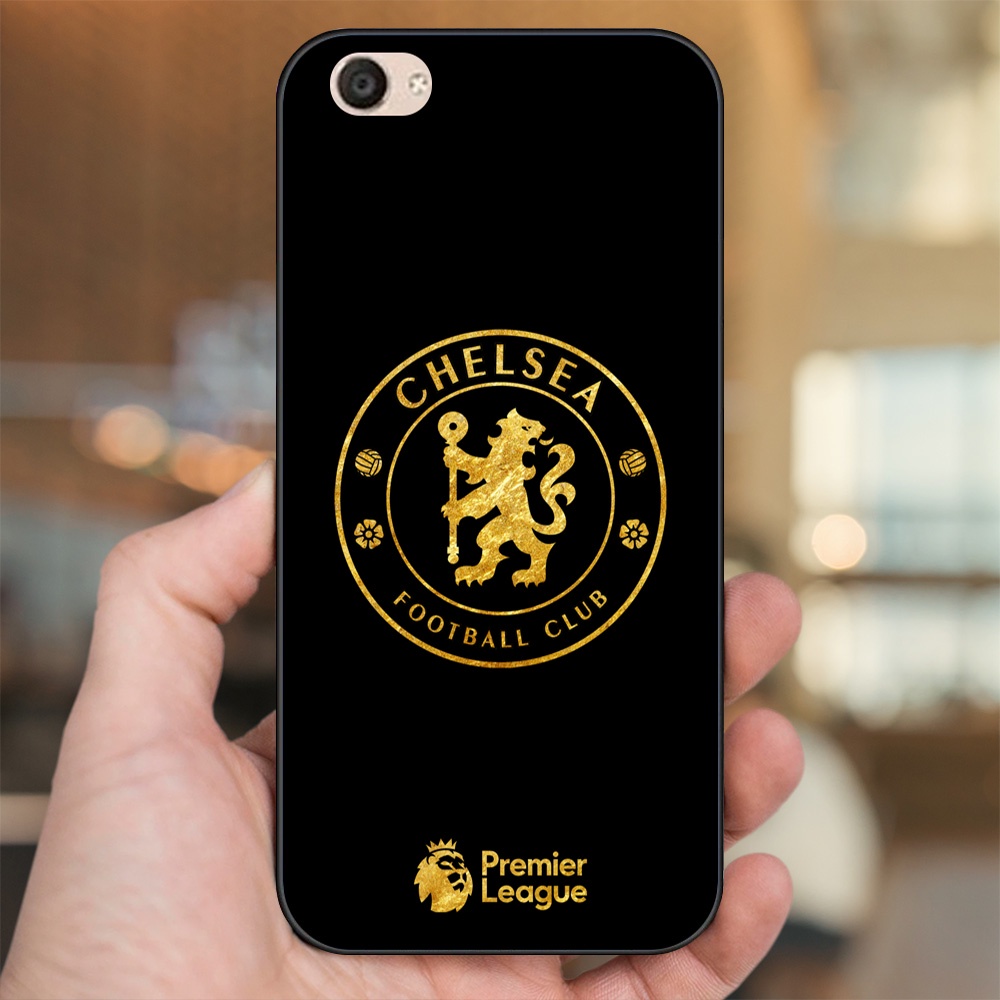 Ốp lưng Vivo V5, V5 Plus viền đen in hình Chelsea FC