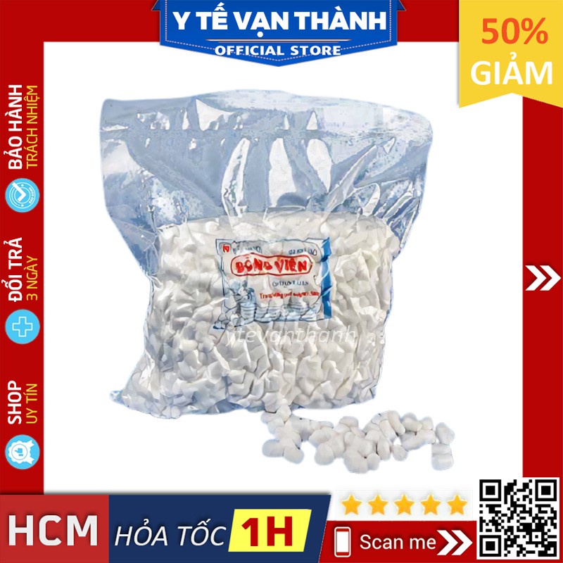 ✅ Bông Gòn Viên- Bảo Thạch (Bịch lớn), Hoặc Nhãn Hiệu Tương Đương -VT0658 | Y Tế Vạn Thành