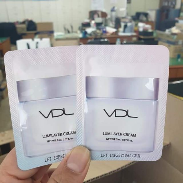 Combo 10 gói kem dưỡng trắng da ngày và đêm VDL