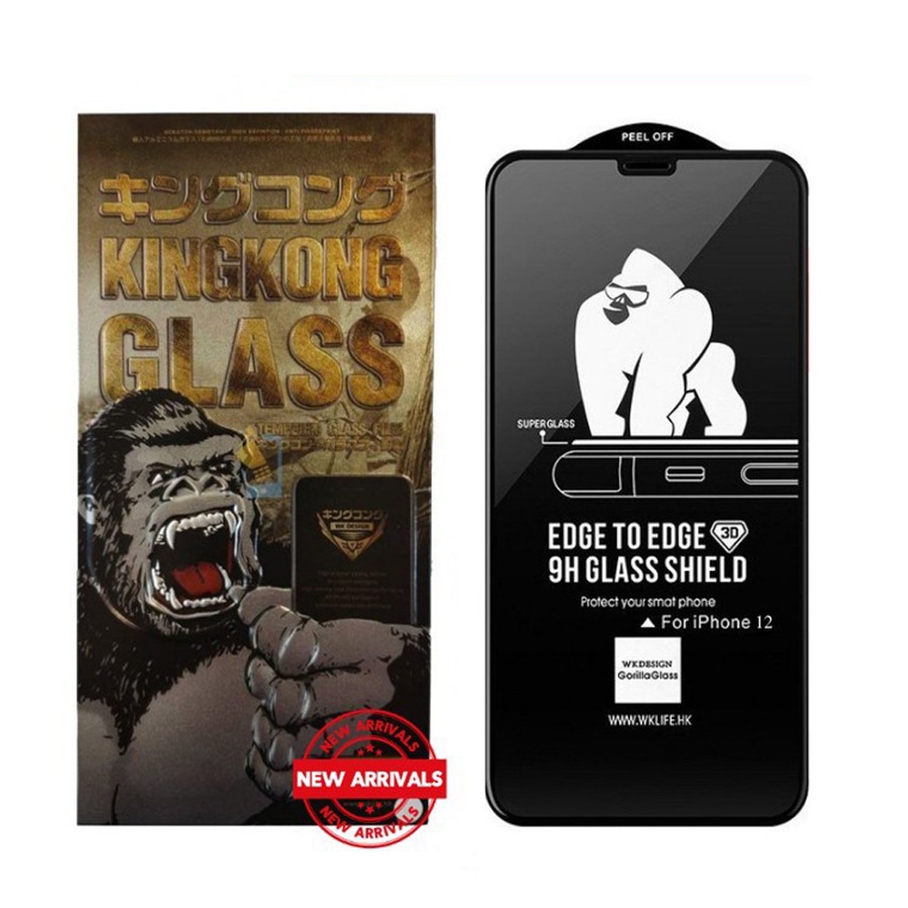 kính cường lực kingkong iphone full màn 6/6s/6plus/6s plus/7/8/7plus/8plus/x/xs/xs max/11/12/13/pro/promax - Uni Shop