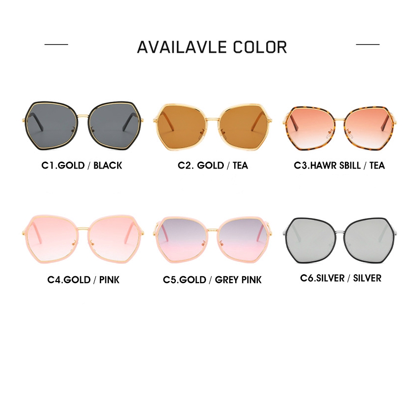 Kính mát New box thời trang hàn quốc nữ thời thượng hoang dã