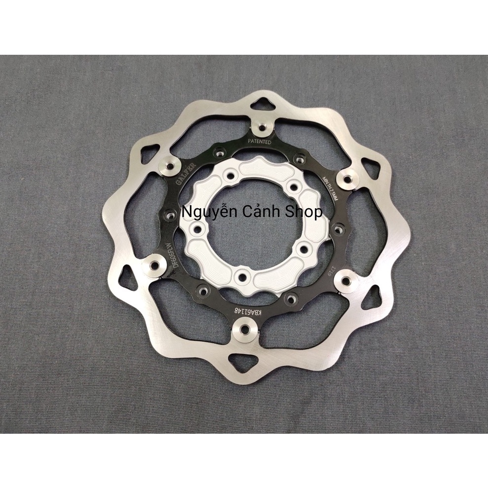 đĩa KTE 260mm gắn vario lòng đĩa 5 lổ