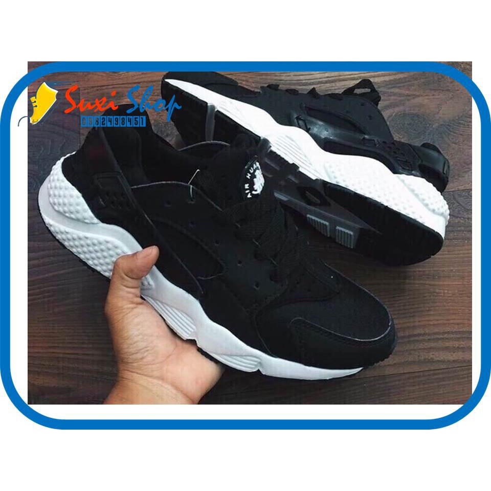 Giày Nice Huarache Đen trắng