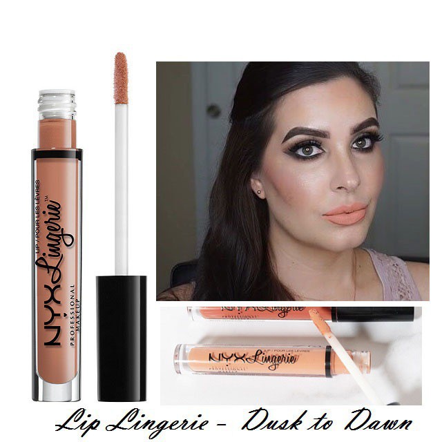 Son kem NYX Lingerie Liquid Matte Lipstick LIPLI19 Dusk to Dawn