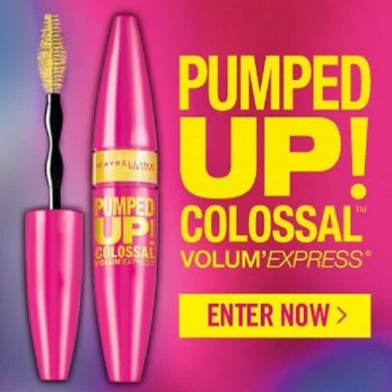 [ New] Mascara Maybe Pumped Up Colossal siêu dày mi