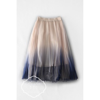 Chân váy tutu xếp ly Ombre