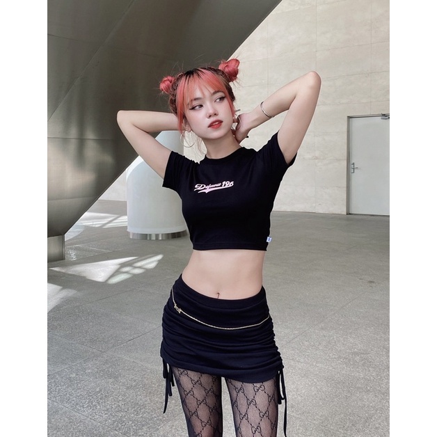 Áo thun croptop nữ ôm body Dejavu196