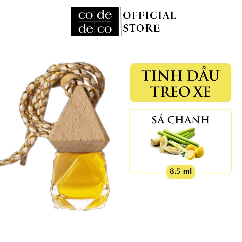 Tinh Dầu Treo Xe CODE DECO Thể Tích 8.5ml Khử Mùi Hôi, Tạo Không Gian Thoải Mái