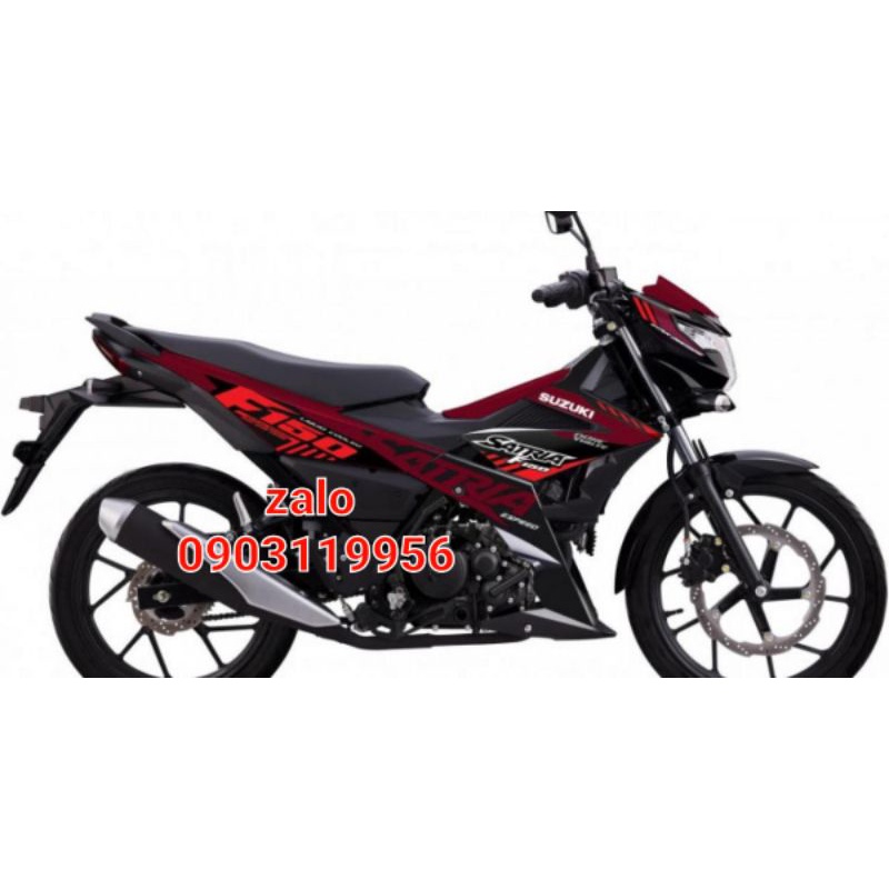 tem rời satria đỏ đen