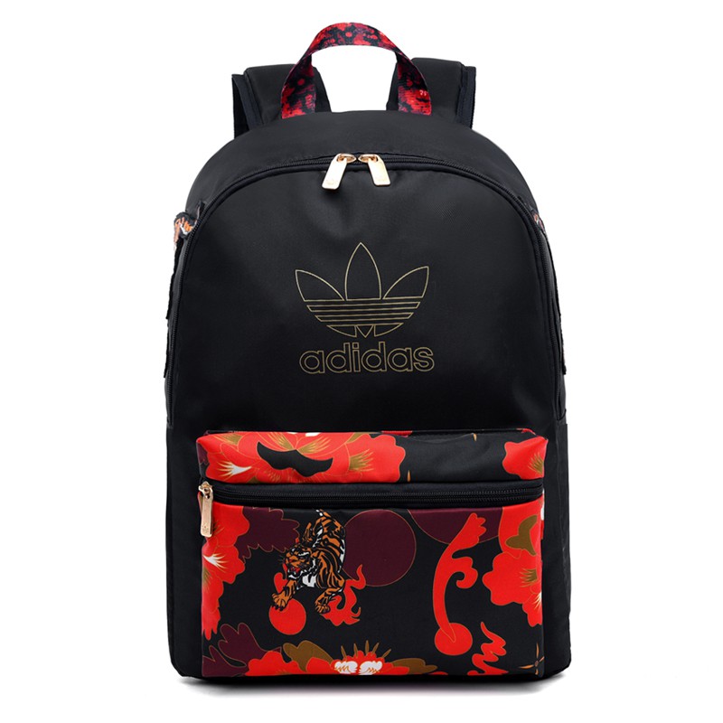 ⚡️XUẤT DƯ⚡️Balo Adidas  Originals Backpack Black  Full Tag Code Cặp học sinh thêu hình con hổ