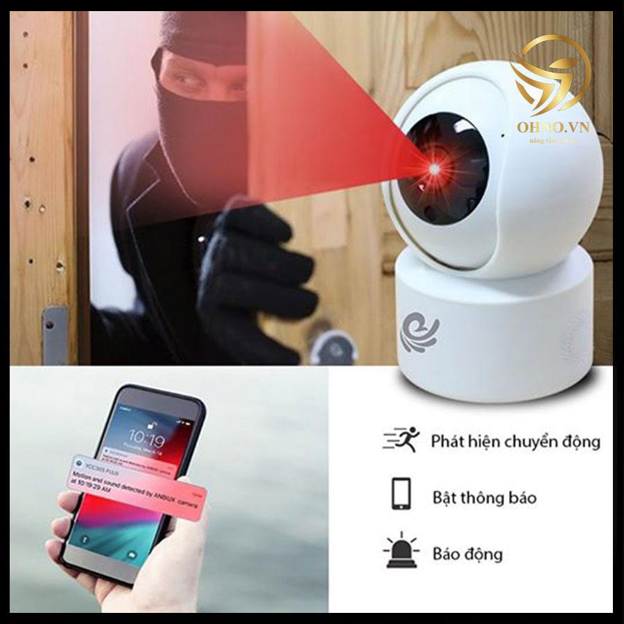 Camera IP Wifi Giám Sát Carecam YH200 Camera Trong Nhà Hồng Ngoại Chống Trộm 2.0 MPX- OHNO Việt Nam | BigBuy360 - bigbuy360.vn