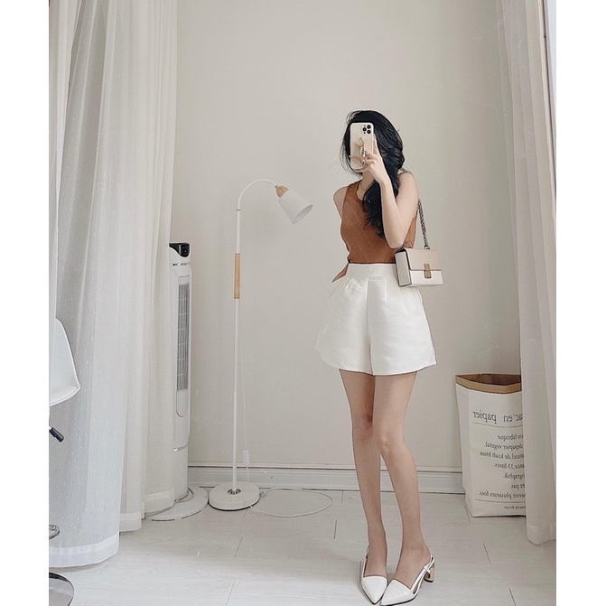 ( rẻ sập sàn ) áo croptop len tăm ba lỗ | BigBuy360 - bigbuy360.vn