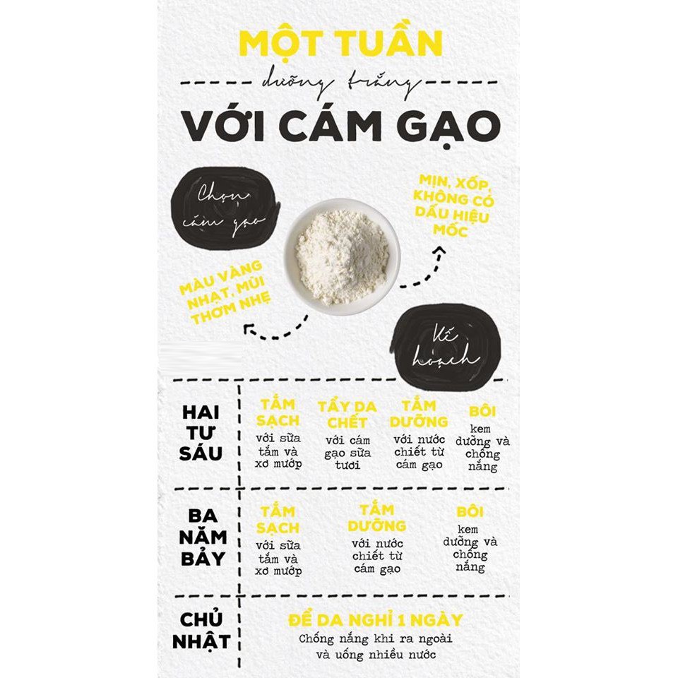 Bột Cám Gạo đắp mặt nạ hữu cơ SUZIKO nguyên chất 100G | 100% Organic