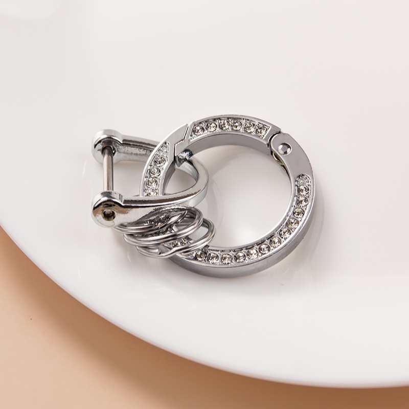 Móc Khóa Hình Móng Ngựa Đính Đá Sang Trọng