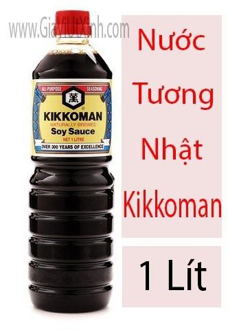 NƯỚC TƯƠNG KIKKOMAN 1 LÍT - NƯỚC TƯƠNG NHẬT BẢN