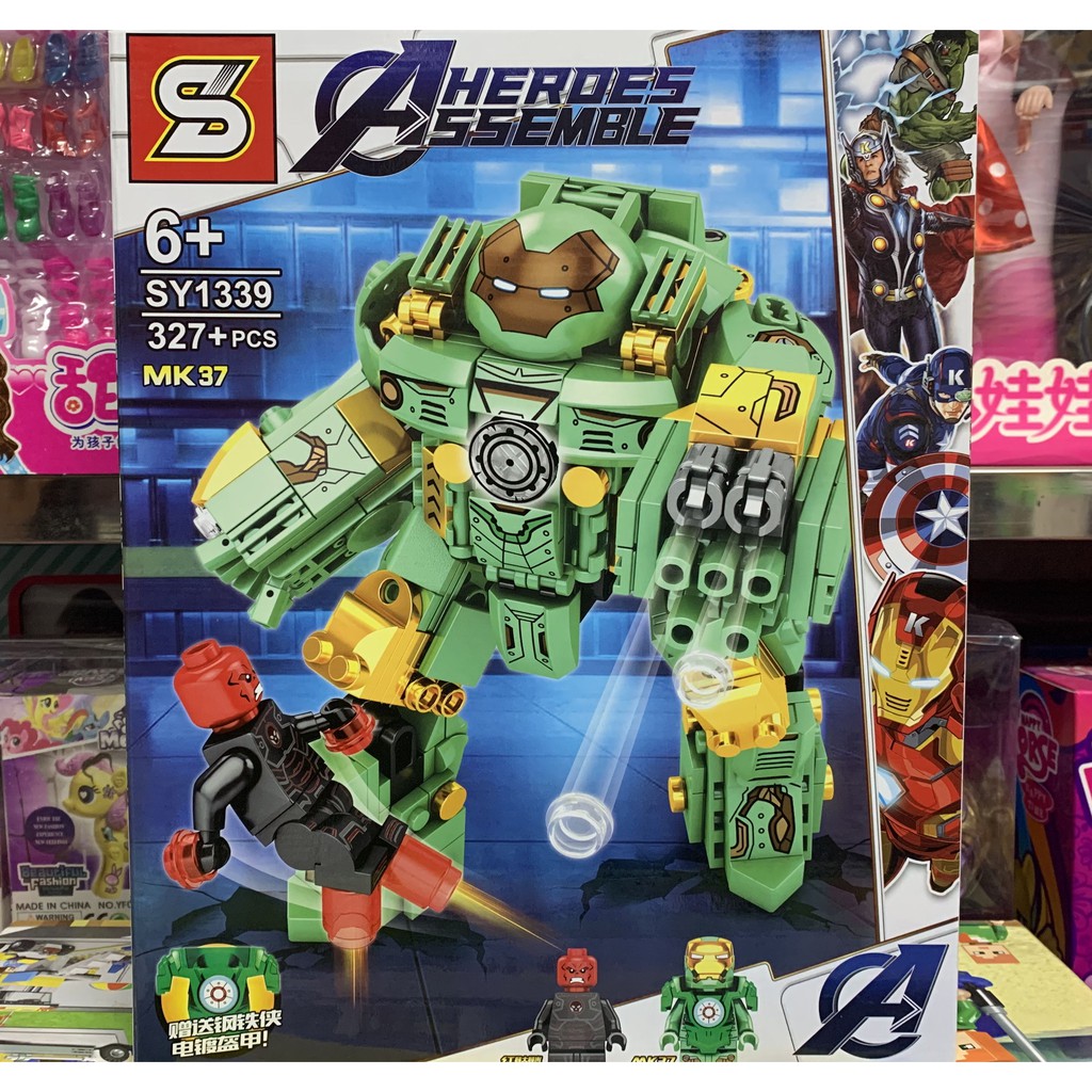 Bộ xếp hình Hulk Buster SY1339