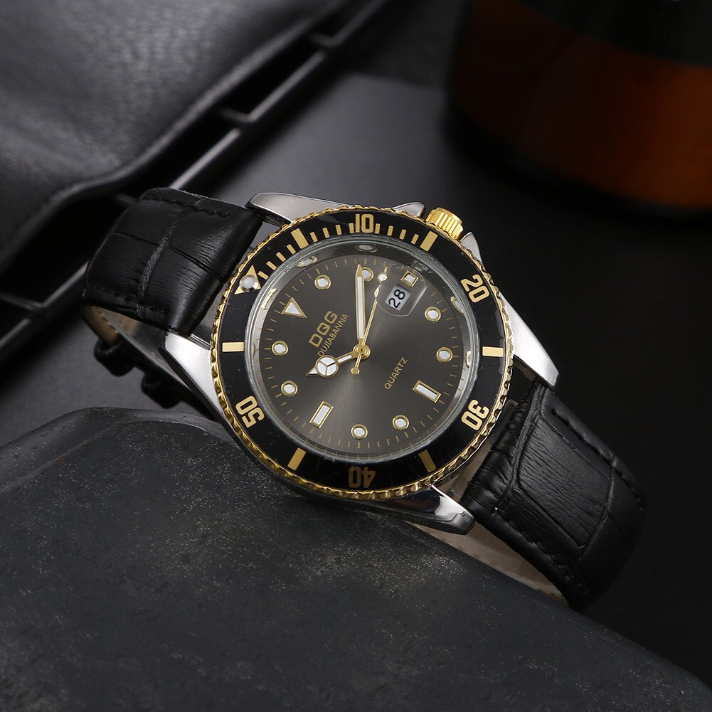 Đồng hồ nam [DQG CAO CẤP] model A1675 chính hãng dây da sang trọng | BigBuy360 - bigbuy360.vn