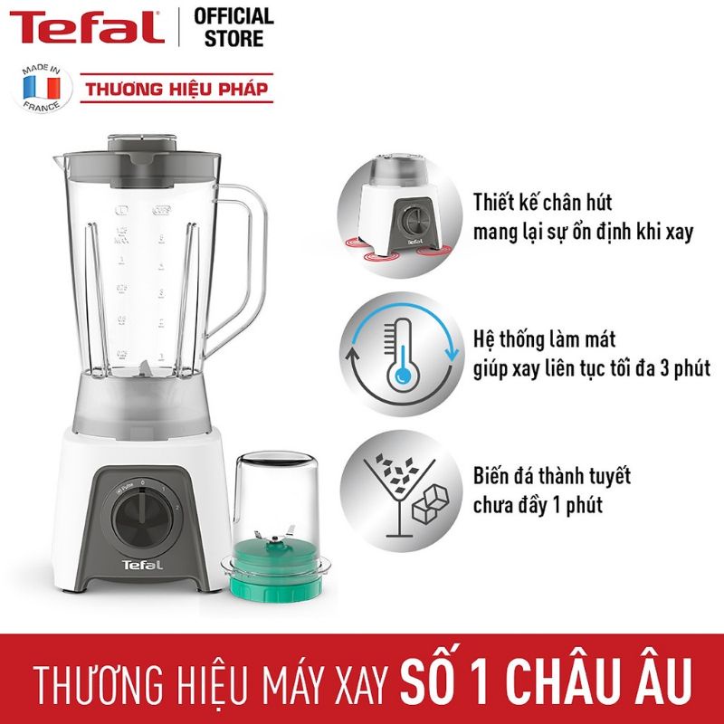 [CHÍNH HÃNG] Máy xay sinh tố Tefal Blendeo+ BL2C1166 - 450W, 1.25L